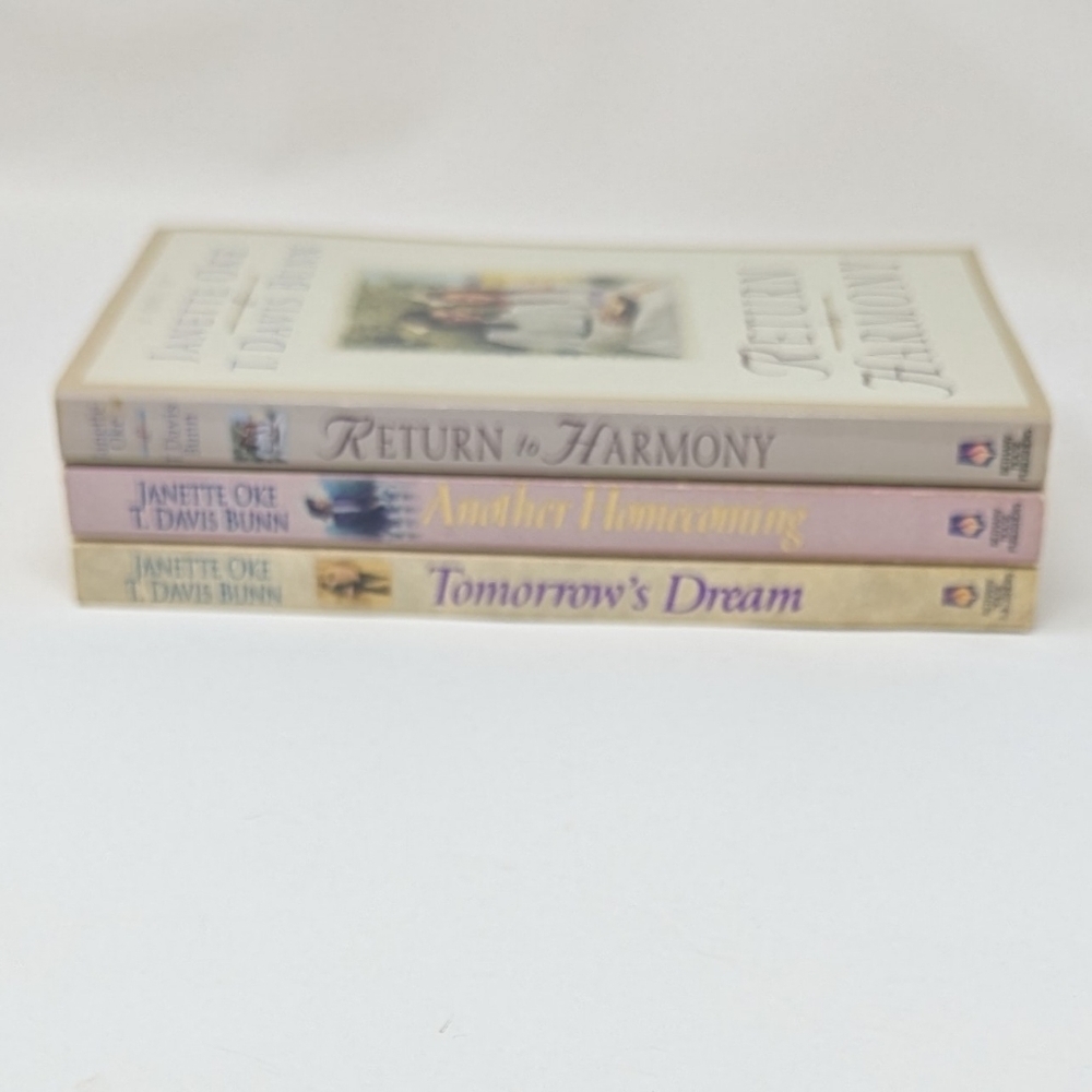 Janette Oke T Davis Bunn Bundle Of 3 Books Christian Historical Fiction - Picture 2 of 8